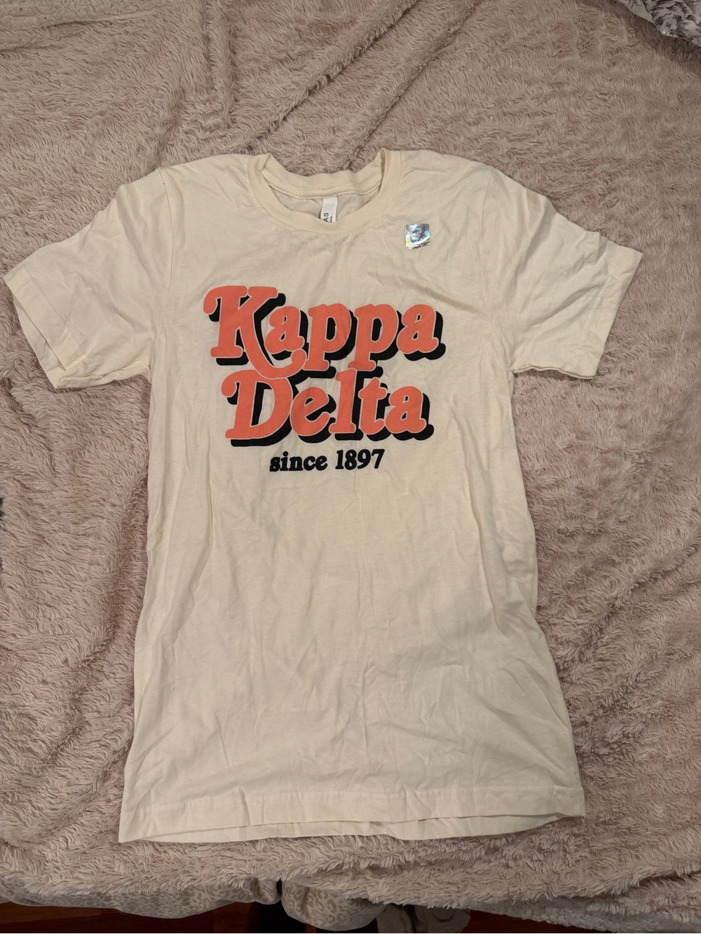 Kappa Delta Sorority Graphic T Shirt Small Retro College Greek Life Tee